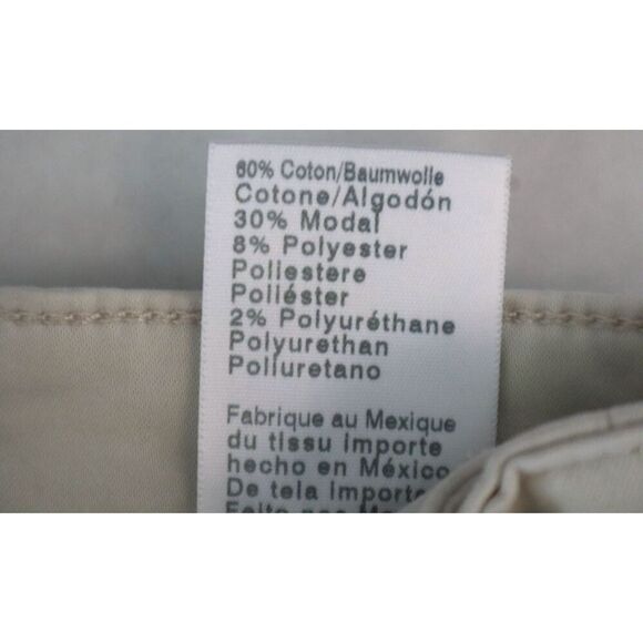 AG Adriano Goldschmied Women Sz 27 Gray/Beige Prima Crop Cigarette Leg Pants - Picture 4 of 10